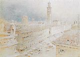 Albert Goodwin Canvas Paintings - Verona